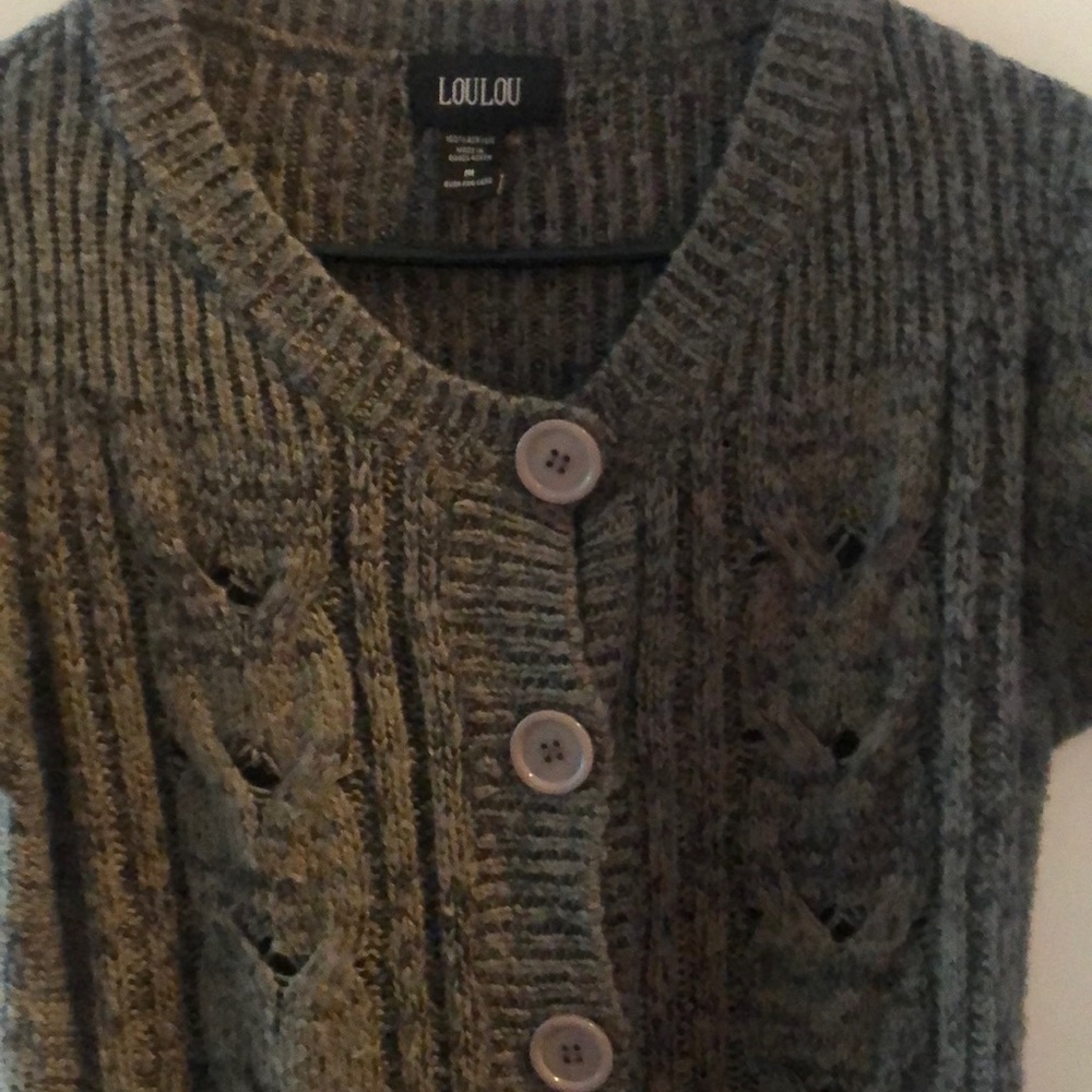 LouLou Gray hip length sweater